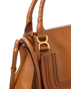 Chloé Marcie Medium Leather Satchel Women -Luxe Shoulder Bags Sales Store 1160506373 RLLD 3