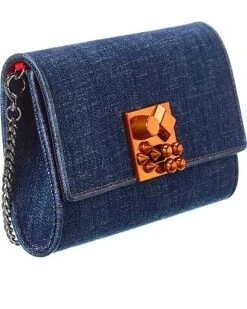 Christian Louboutin Ky Canvas Wallet On Chain Women -Luxe Shoulder Bags Sales Store 1160506388 RLLD 3