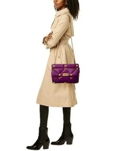 Valentino Roman Stud Large Leather Shoulder Bag Women -Luxe Shoulder Bags Sales Store 1160506442 RLLD 4