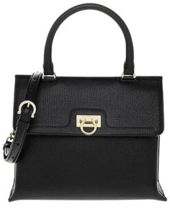 Salvatore Ferragamo Trifolio Small Leather Satchel Women