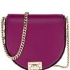 Valentino Rockstud Leather Wallet On Chain Women