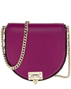 Valentino Rockstud Leather Wallet On Chain Women
