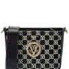 By Mario Valentino Yvette Monogram Leather Crossbody Women