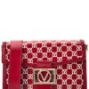 By Mario Valentino Mina Monogram Leather Crossbody Women