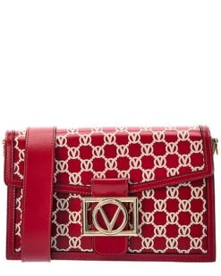 By Mario Valentino Mina Monogram Leather Crossbody Women
