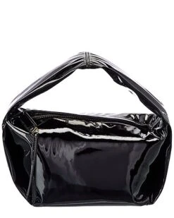 Dolce & Gabbana Branded Tag Patent Hobo Bag Women