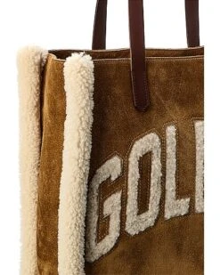 Golden Goose California North-South Suede & Shearling Tote Women -Luxe Shoulder Bags Sales Store 1160508494 RLLD 3