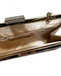 Badgley Mischka Pleated Chain Evening Clutch Women -Luxe Shoulder Bags Sales Store 1160513439 RLLD 3