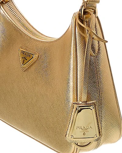 Prada Logo Mini Saffiano Leather Shoulder Bag Women 3 Prada Logo Mini Saffiano Leather Shoulder Bag Women - Image 3