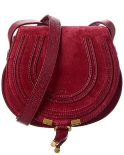Chloé Marcie Small Suede Crossbody Women