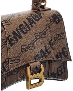 Balenciaga Hourglass XS Coated Canvas Shoulder Bag Women -Luxe Shoulder Bags Sales Store 1160527036 RLLD 3