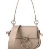 Chloé Tess Small Leather & Suede Shoulder Bag Women