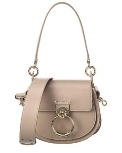 Chloé Tess Small Leather & Suede Shoulder Bag Women