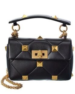 Valentino Roman Stud Small Leather Shoulder Bag Women