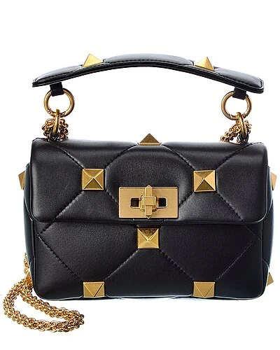 Valentino Roman Stud Small Leather Shoulder Bag Women 1 Valentino Roman Stud Small Leather Shoulder Bag Women