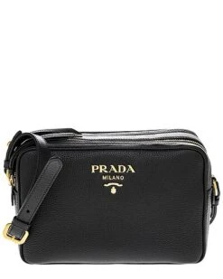 Prada Bandoliera Leather Camera Bag Women