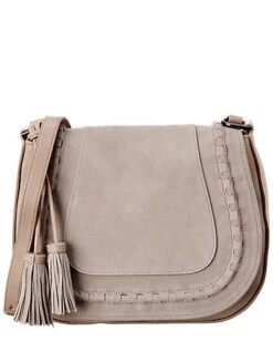 Vince Camuto Edena Leather & Suede Flap Bag Women
