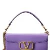 Valentino VLogo Loco Leather Shoulder Bag Women