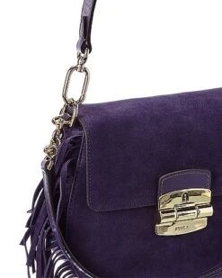 Furla Club 2 Mini Leather & Suede Crossbody Women -Luxe Shoulder Bags Sales Store 1160646513 RLLD 3