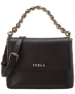 Furla Gaya Mini Top Handle Leather Crossbody Women