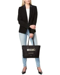 MOSCHINO Logo Tote Women -Luxe Shoulder Bags Sales Store 1161009678 RLLD 3