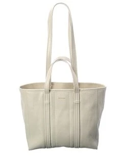 Balenciaga Barbes Medium East-West Leather Tote Women