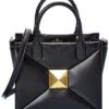 Valentino One Stud Small Leather Tote Women