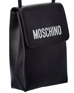 MOSCHINO Logo Leather Tote Women -Luxe Shoulder Bags Sales Store 1161422561 RLLD 3