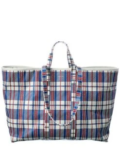 Balenciaga Barbes Large East-West Leather Tote Women