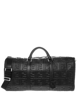 FENDI FF Leather Holdall Bag Women