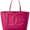 Dolce & Gabbana Logo Medium Leather Tote Women