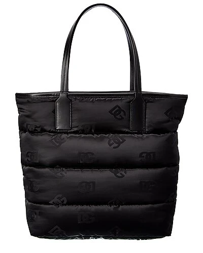 Dolce & Gabbana Logo Nylon & Leather Tote Women 2 Dolce & Gabbana Logo Nylon & Leather Tote Women - Image 2