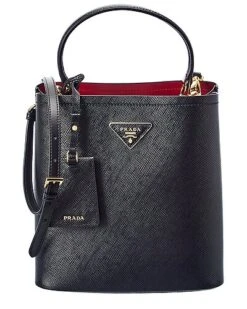 Prada Panier Medium Saffiano Leather Tote Women
