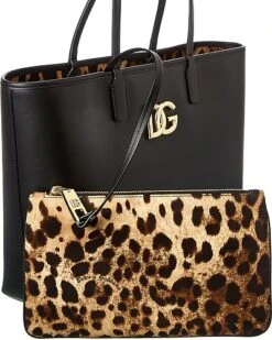 Dolce & Gabbana Fefe Medium Leather Tote Women -Luxe Shoulder Bags Sales Store 1161533421 RLLD 3