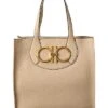 Salvatore Ferragamo Maxi Gancio Leather Tote Women