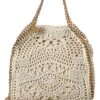 STELLA MCCARTNEY Falabella Mini Crochet Ajouree Tote Women