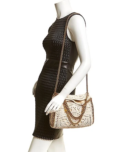 STELLA MCCARTNEY Falabella Mini Crochet Ajouree Tote Women 3 STELLA MCCARTNEY Falabella Mini Crochet Ajouree Tote Women - Image 3