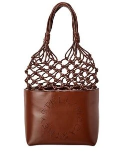 STELLA MCCARTNEY Logo Knotted Bucket Bag Women