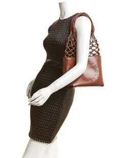 STELLA MCCARTNEY Logo Knotted Bucket Bag Women -Luxe Shoulder Bags Sales Store 1161551731 RLLD 3