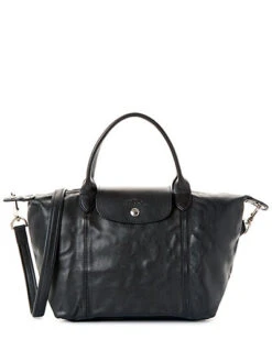 Longchamp Le Pliage Cuir Small Leather Short Handle Tote Women